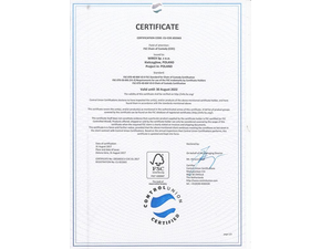 FSC IN WIREX -NEW CERTIFICATION FOR OUR PRODUCTS !!!